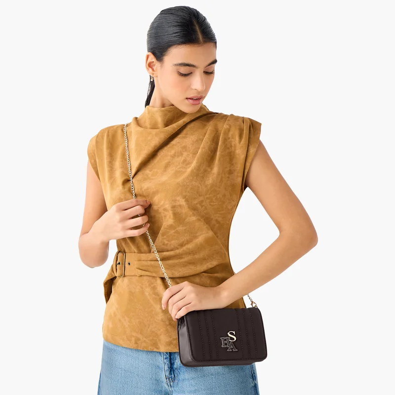 ساشا Sasha Brown Crossbody Bag for Women